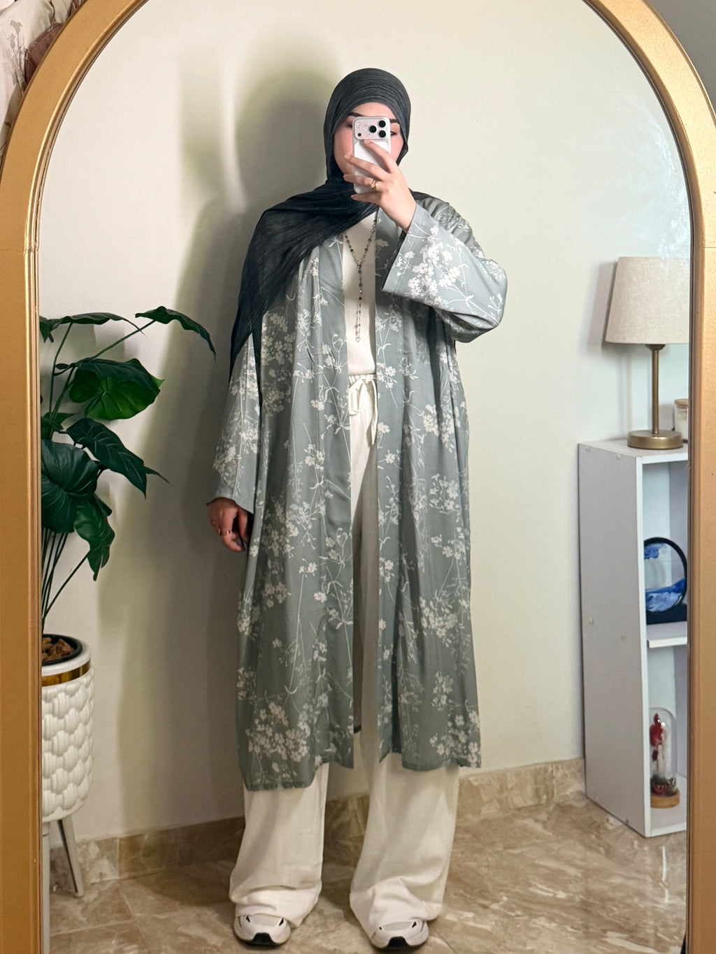 Floral Kimono - mint