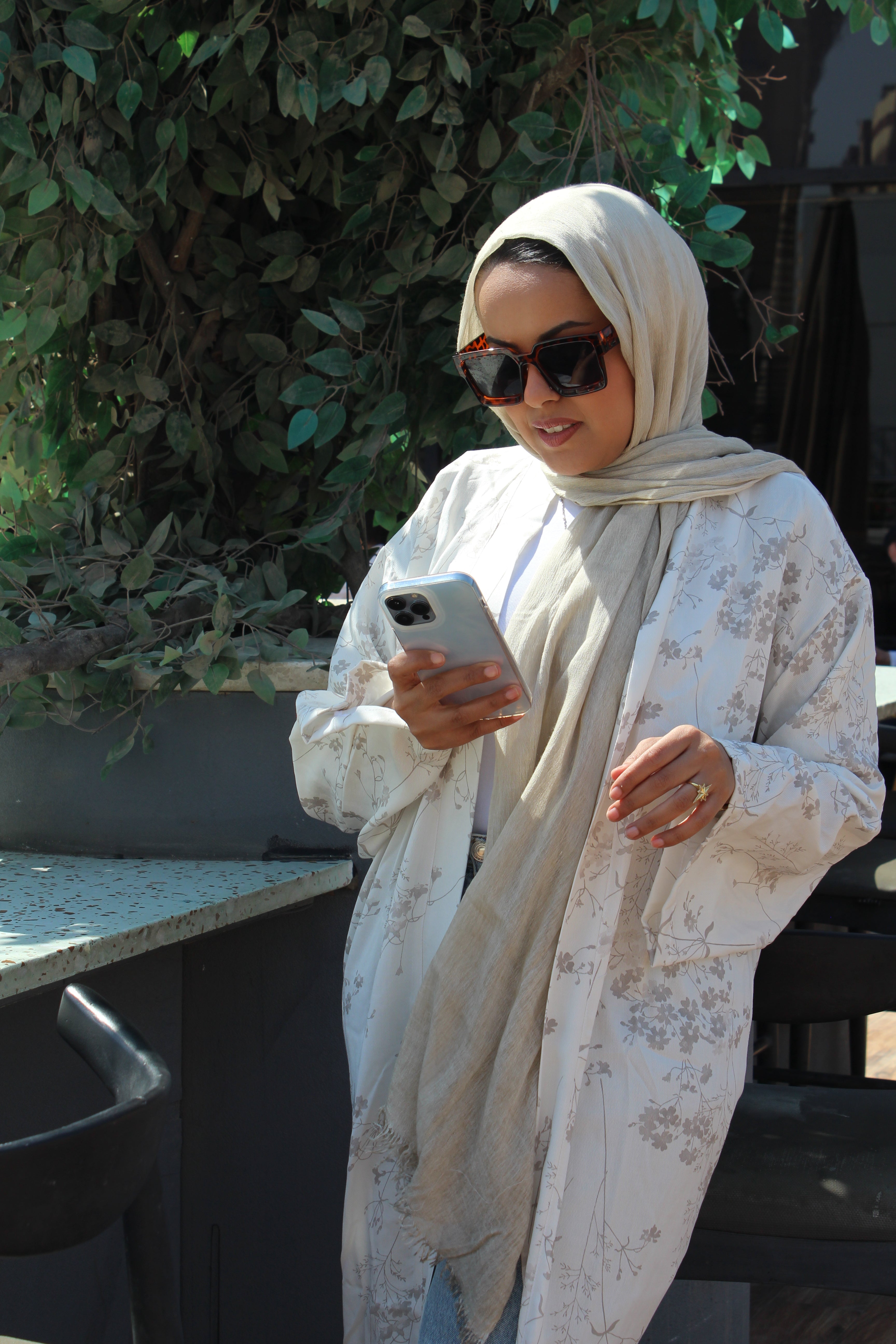 Floral Kimono - off white