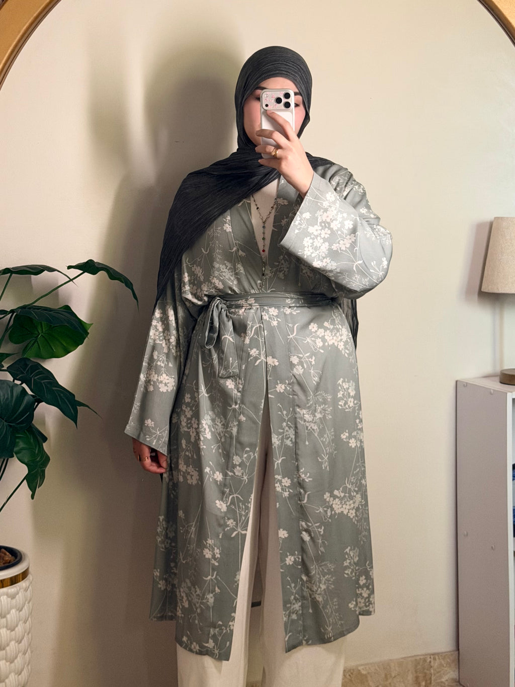 Floral Kimono - mint