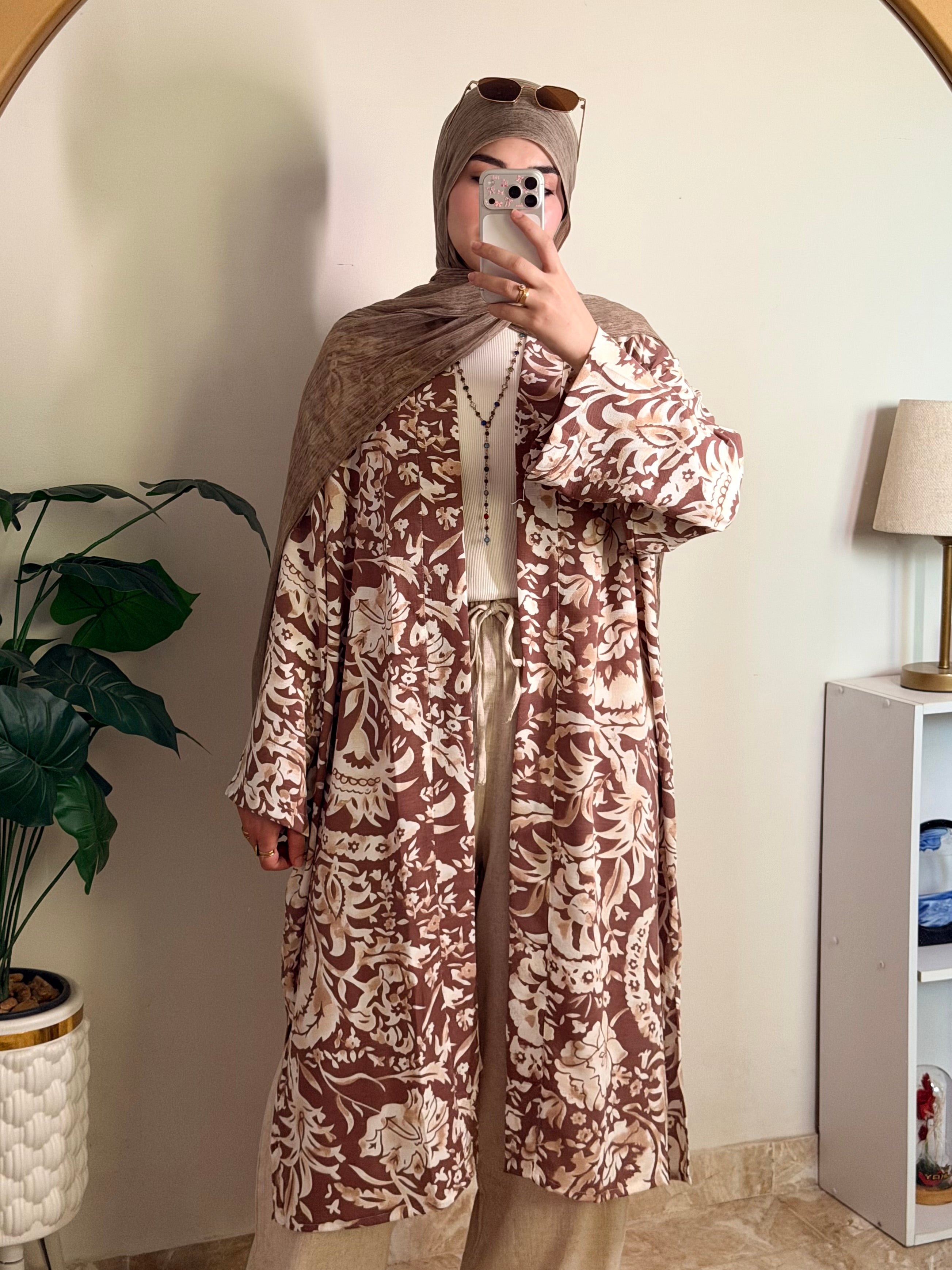 Mocha Kimono