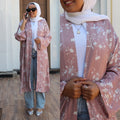 Floral Kimono - cashmere