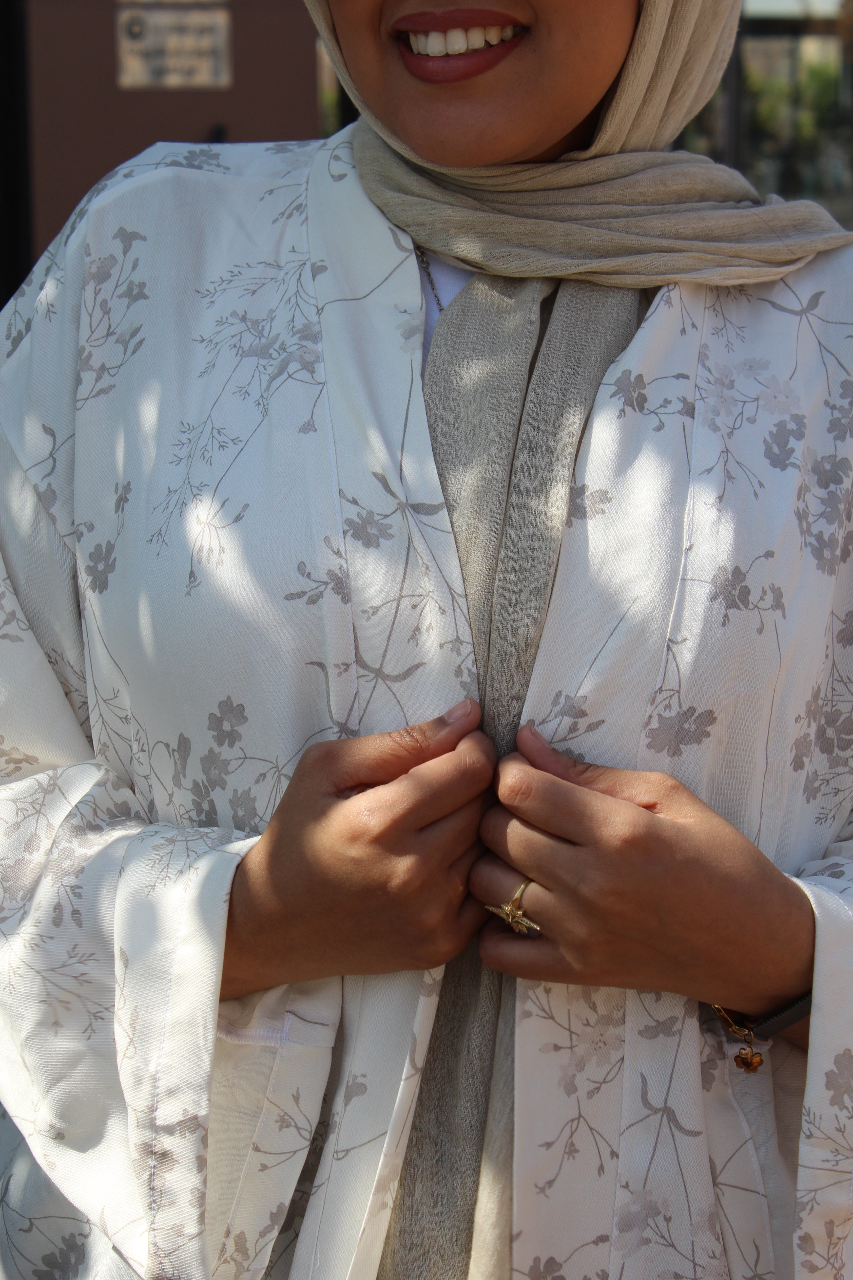 Floral Kimono - off white