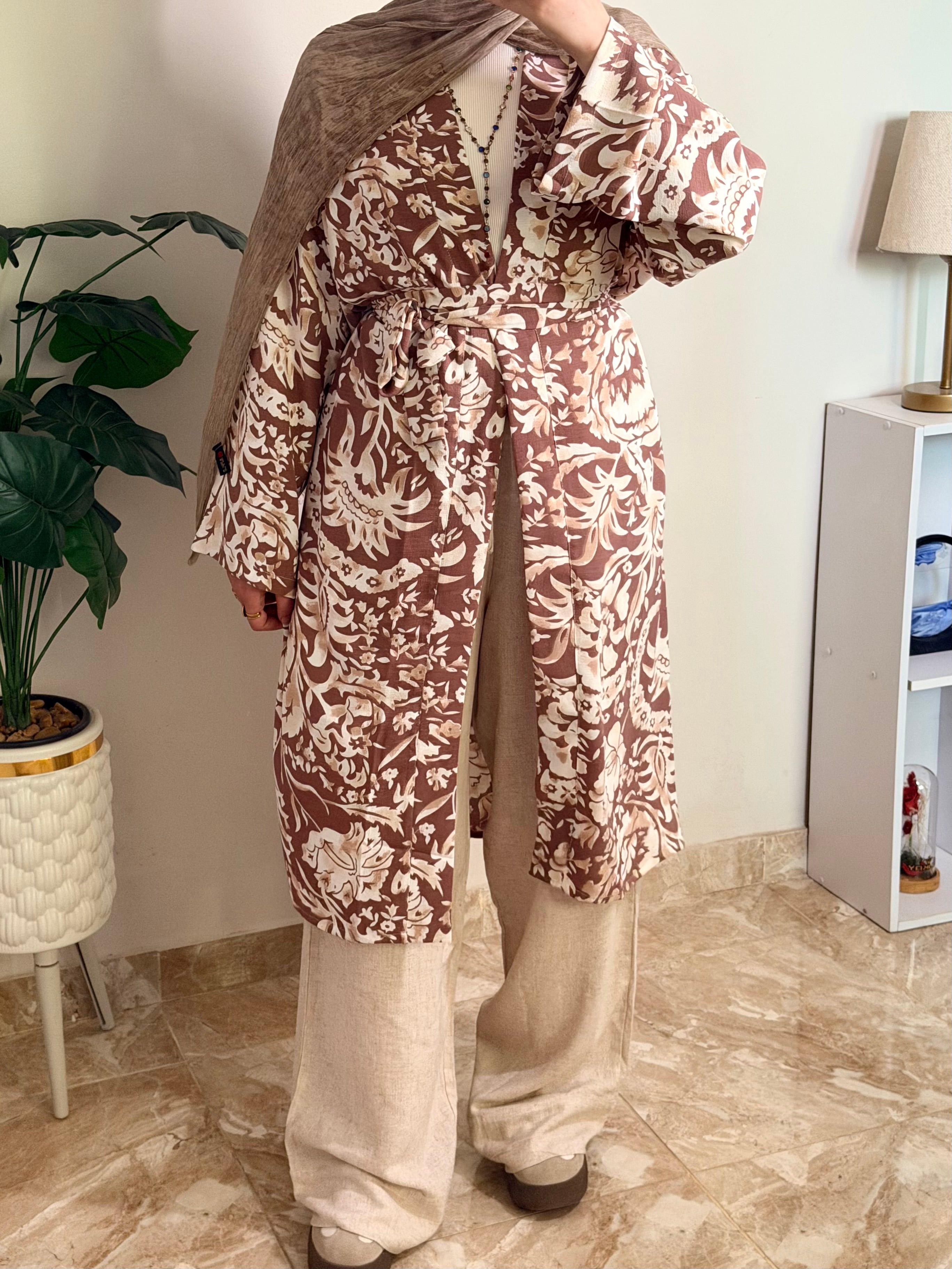 Mocha Kimono