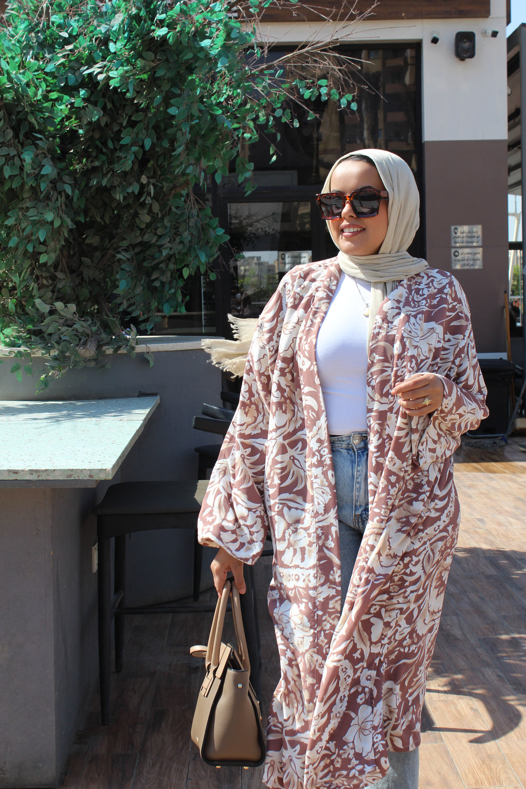 Mocha Kimono