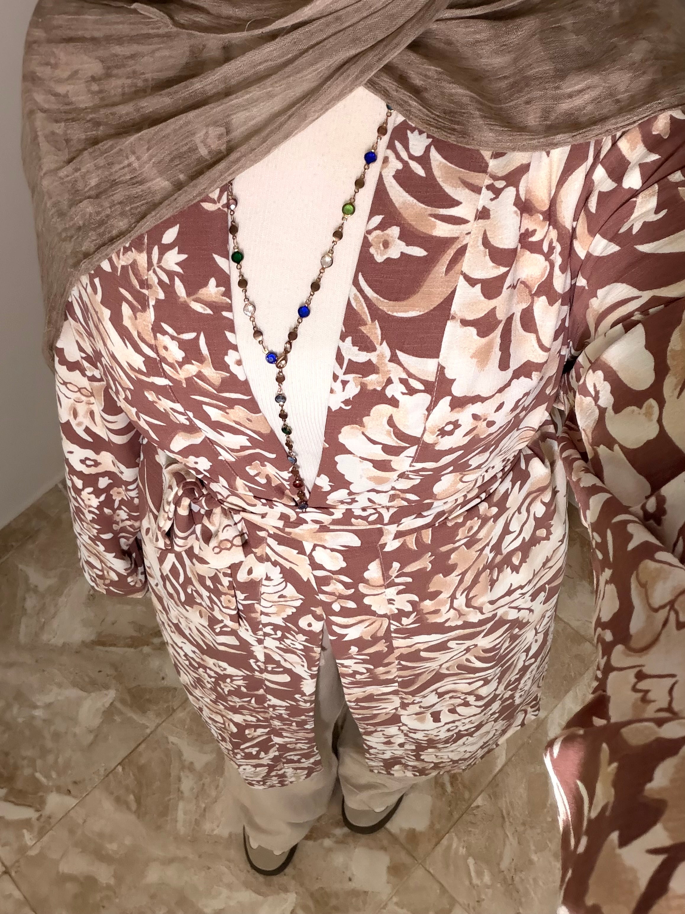 Mocha Kimono