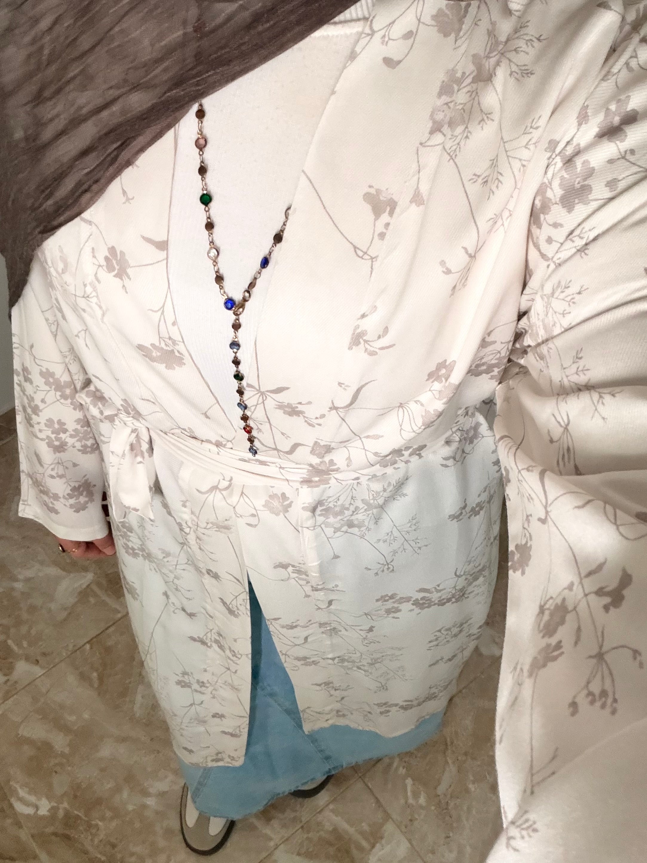 Floral Kimono - off white