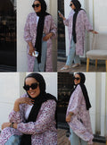 Long Cardigan - Purple