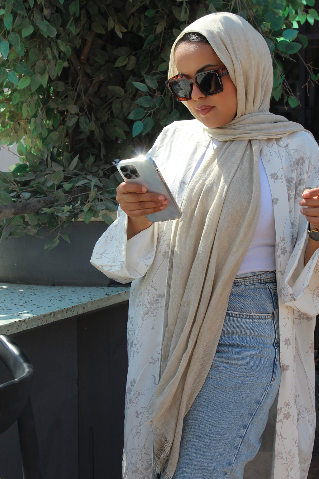 Floral Kimono - off white