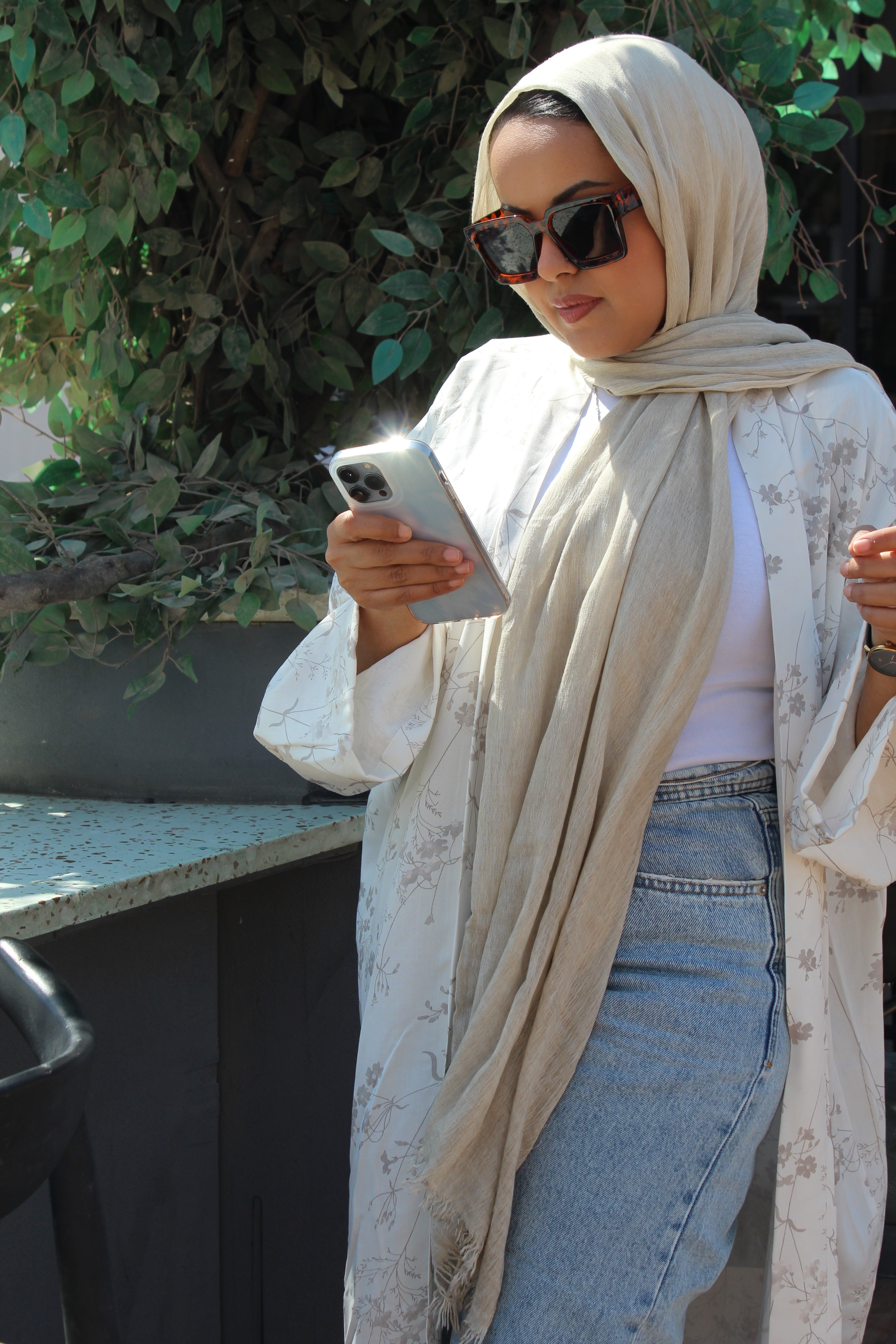 Floral Kimono - off white