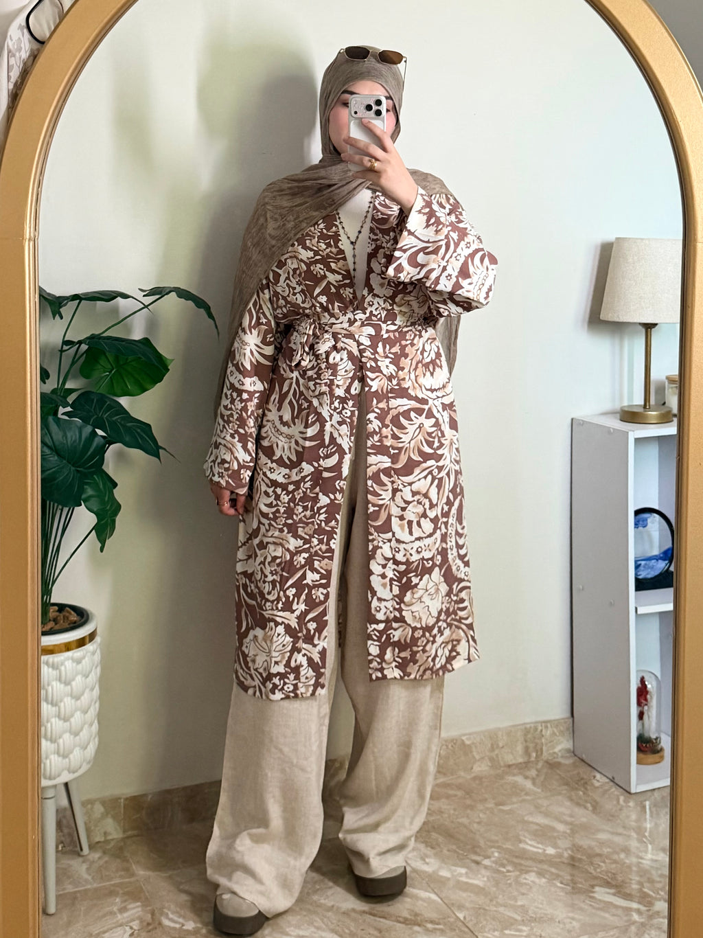 Mocha Kimono