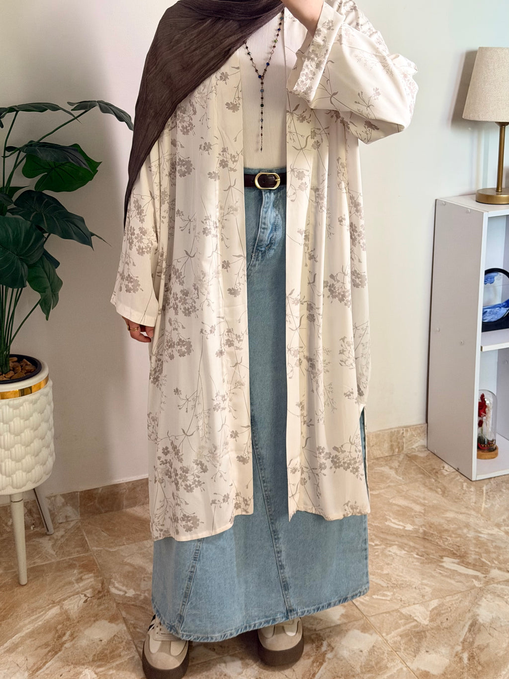 Floral Kimono - off white