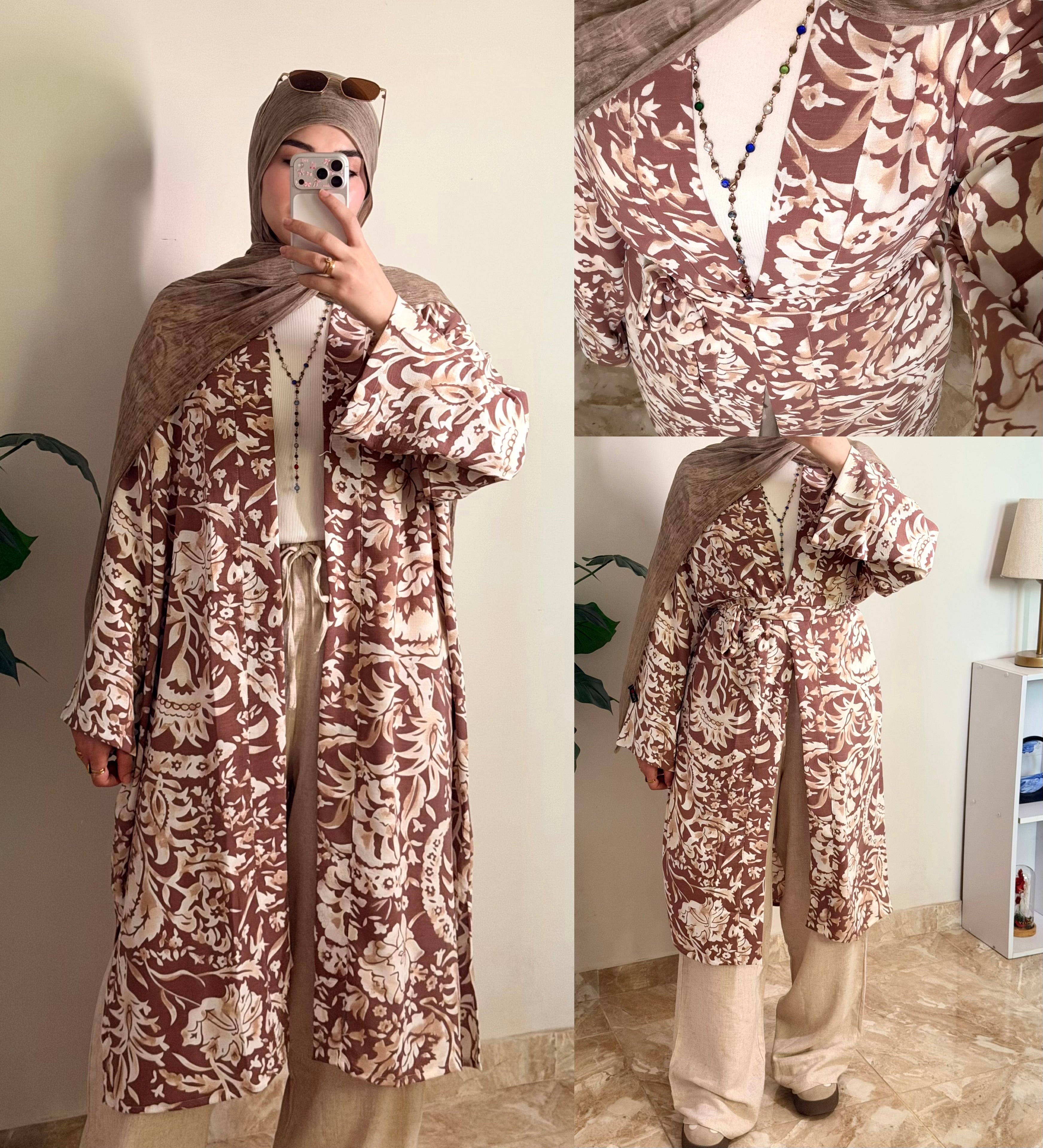 Mocha Kimono