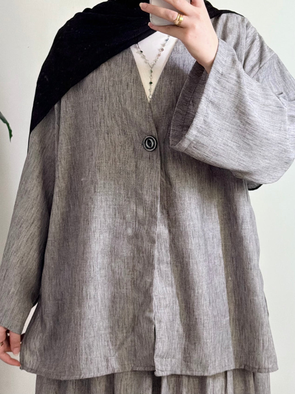 Diana Blouse - Grey