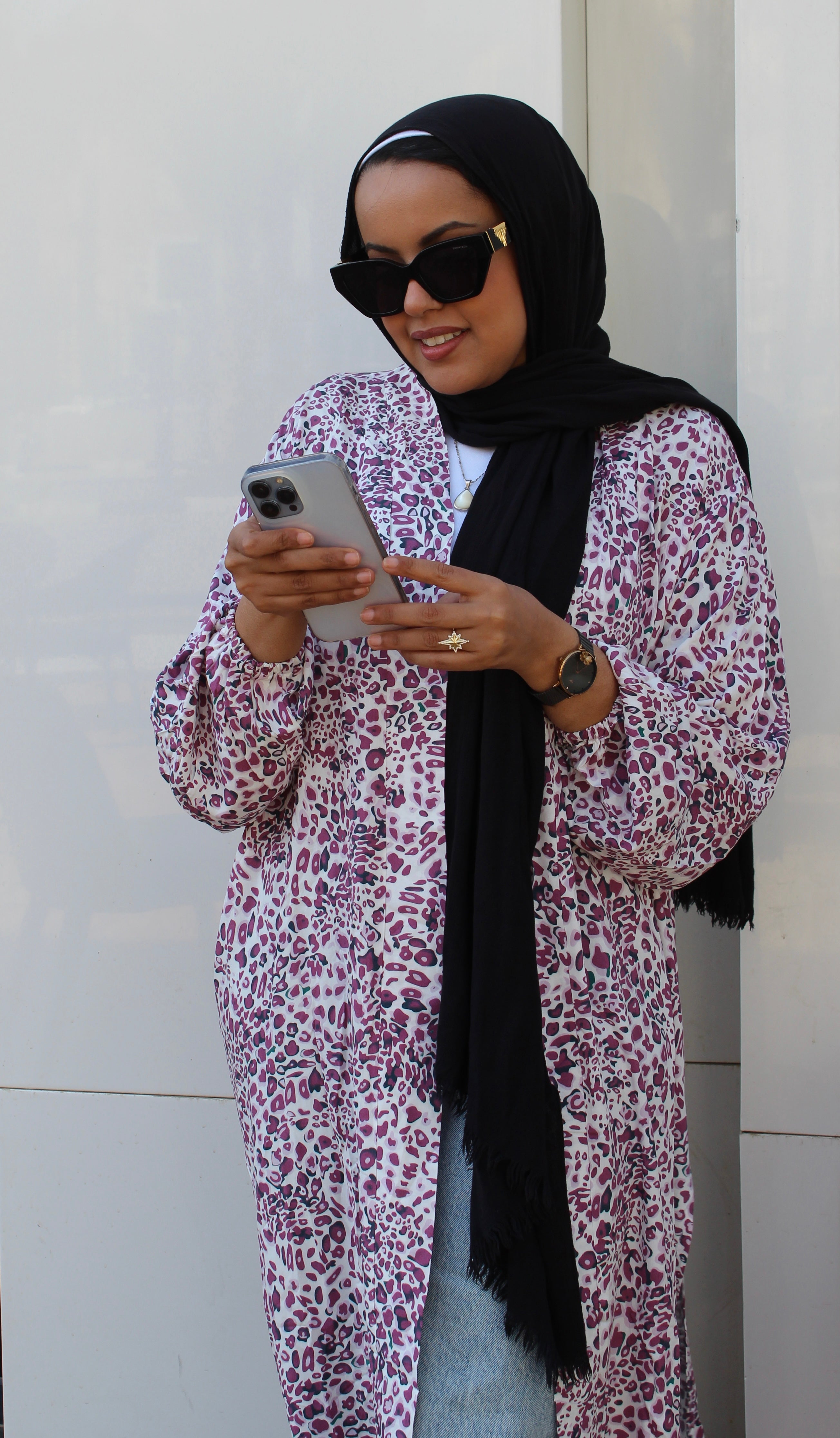 Long Cardigan - Purple