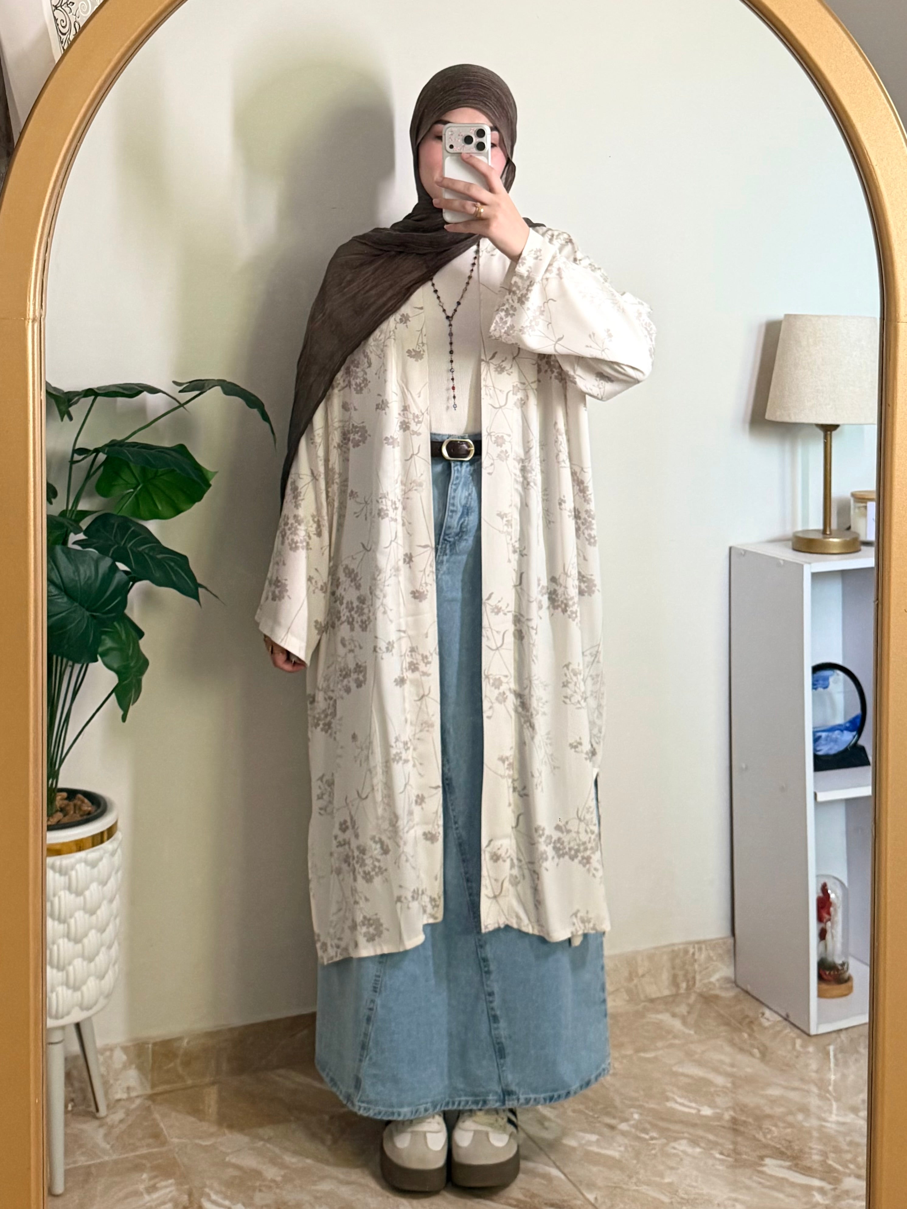 Floral Kimono - off white