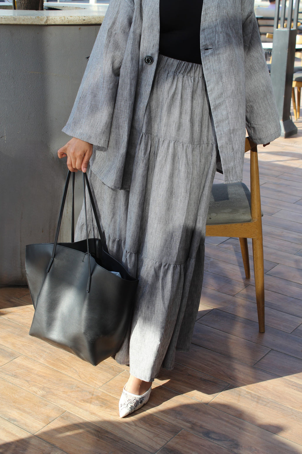 Diana Skirt- Grey