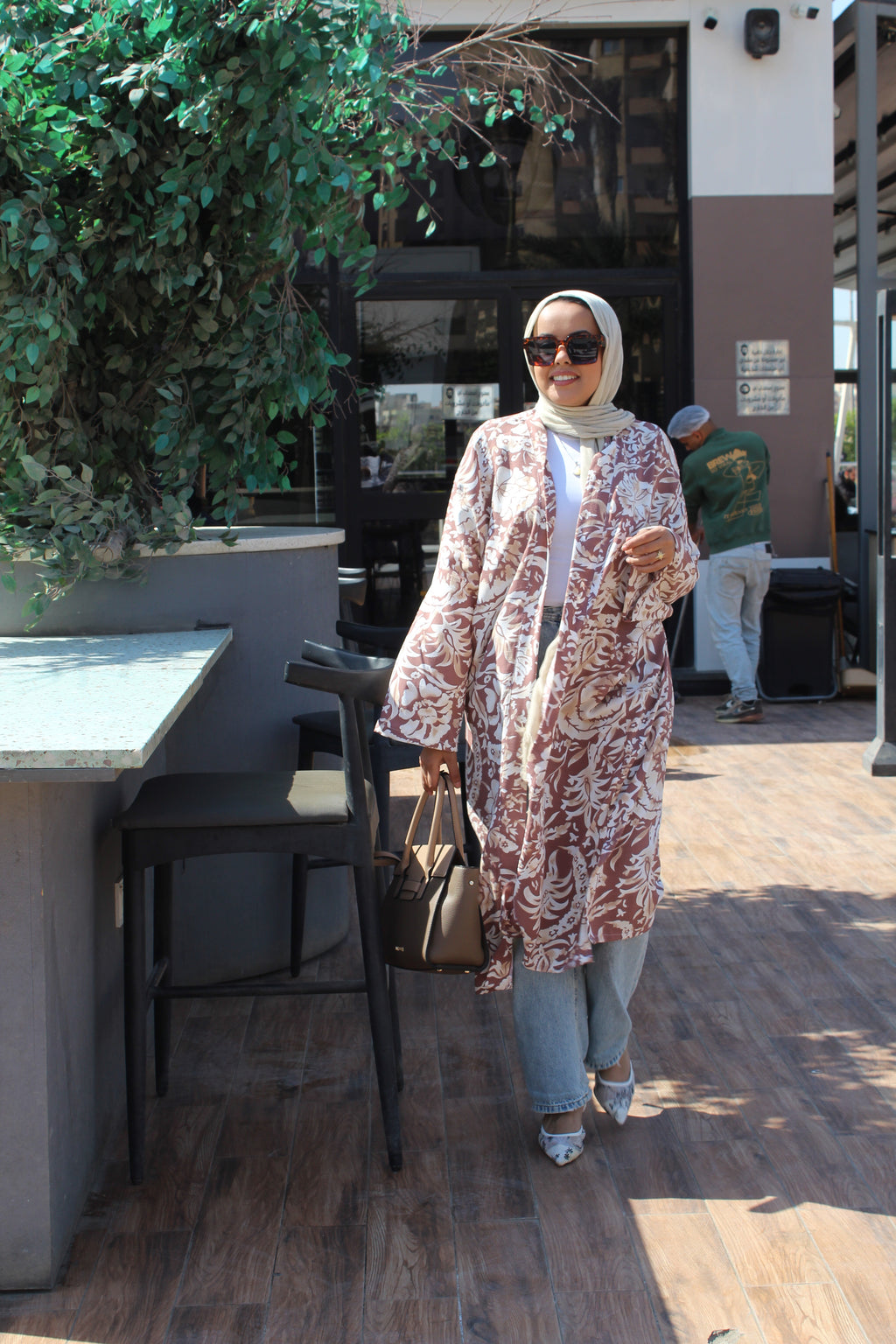 Mocha Kimono