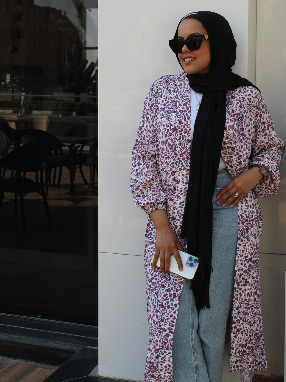 Long Cardigan - Purple