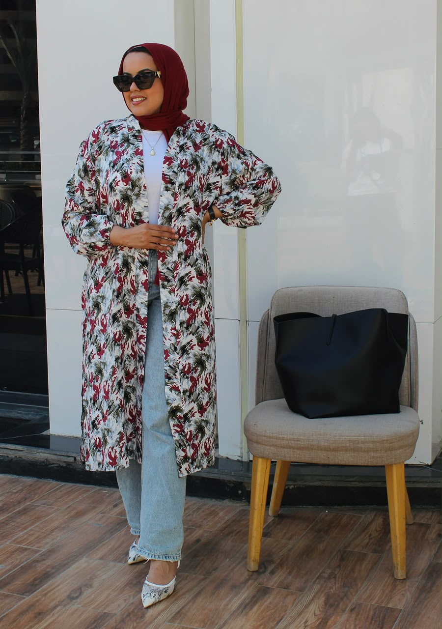 Long Cardigan - mix colors