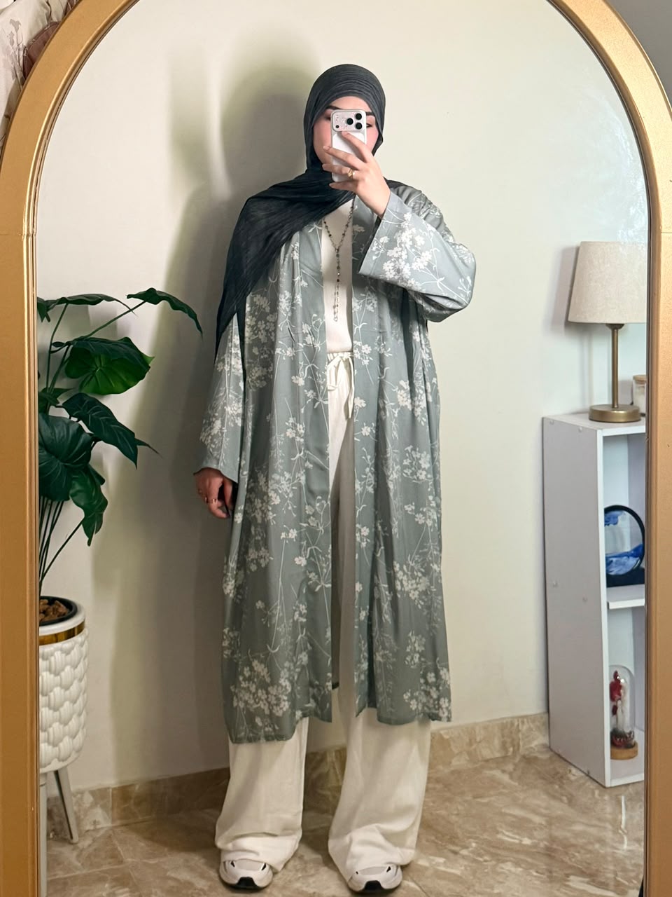 Floral Kimono - mint